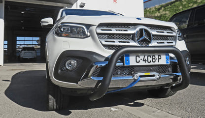 Platine de Treuil Nissan Navara NP300 et Class X sur Pare-choc d'Origine sur Xperts4x4 Accessoires 4x4 Off-Road