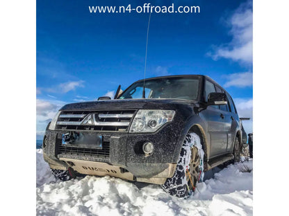 Blindage Avant N4 - Aluminium 8mm - Mitsubishi Pajero 2007-2018 sur Xperts4x4 Accessoires 4x4 Off-Road