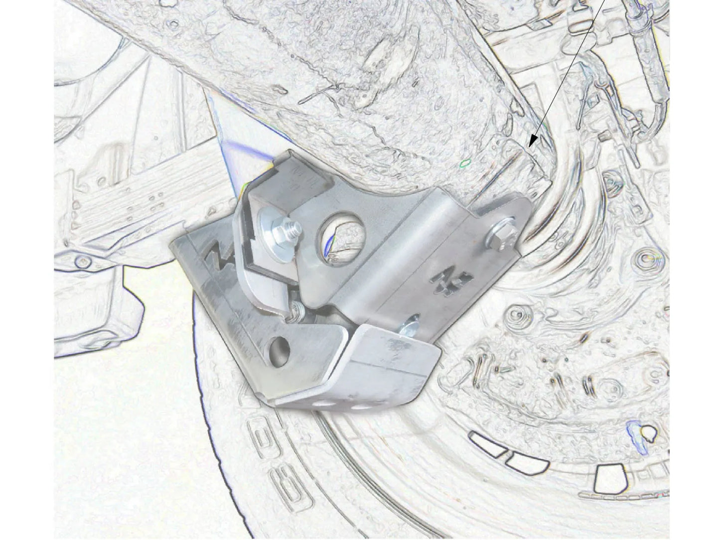 Protection amortisseur arrière droit | Alu N4 Offroad - Ford Ranger 2012-2022 sur Xperts4x4 Accessoires 4x4 Off-Road