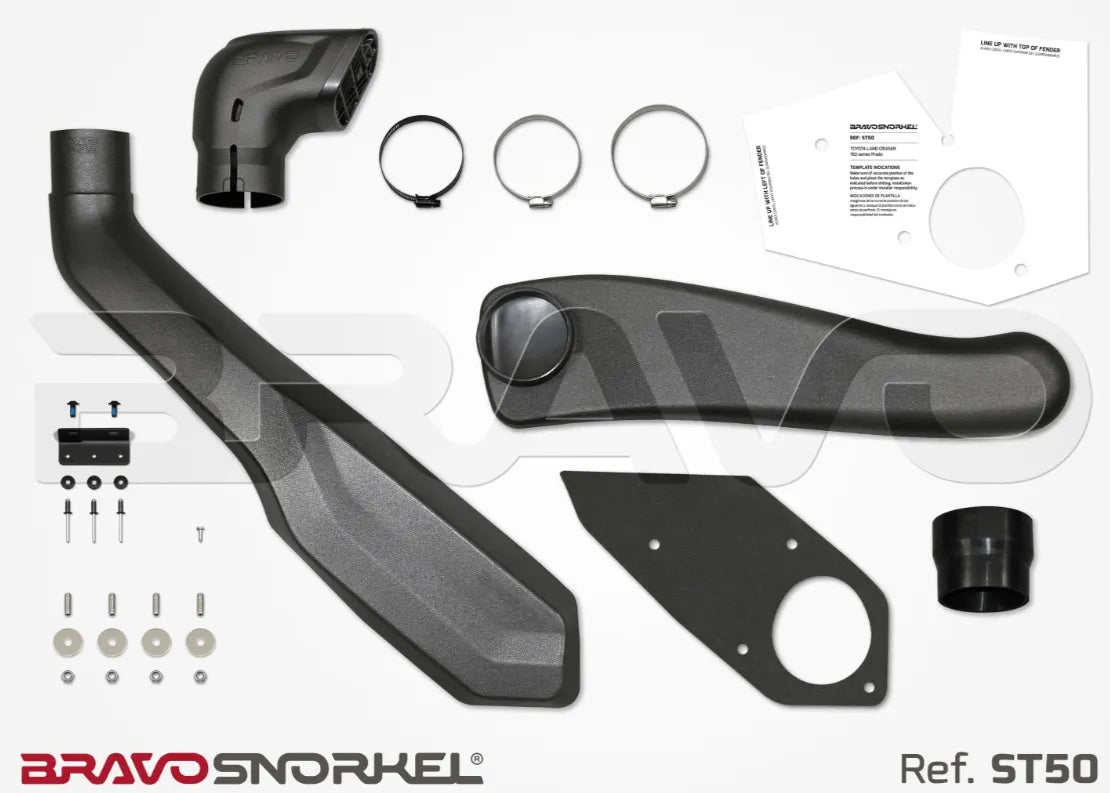 Snorkel Bravo 4x4 - Toyota Land Cruiser / Prado 150 sur Xperts4x4 Accessoires 4x4 Off-Road