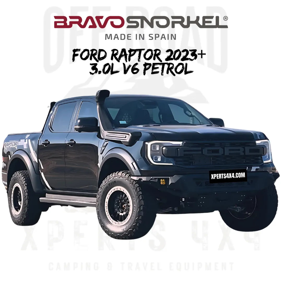 Snorkel Ford Ranger Raptor 2023 à Présent 3.0L PETROL - BRAVO SNORKEL sur Xperts4x4 Accessoires 4x4 Off-Road