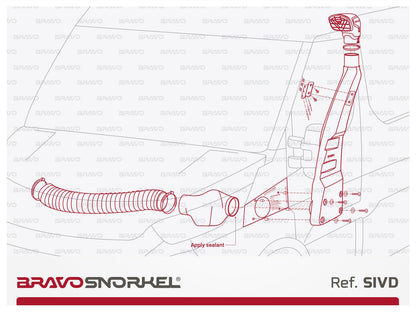 Snorkel IVECO DAILY 2014-Present | BRAVO SNORKEL sur Xperts4x4 Accessoires 4x4 Off-Road