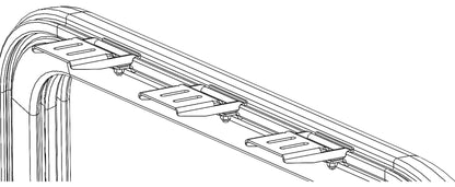 Kit de Montage Galerie de toit sur Bed Rack ARB (Option) sur Xperts4x4 Accessoires 4x4 Off-Road