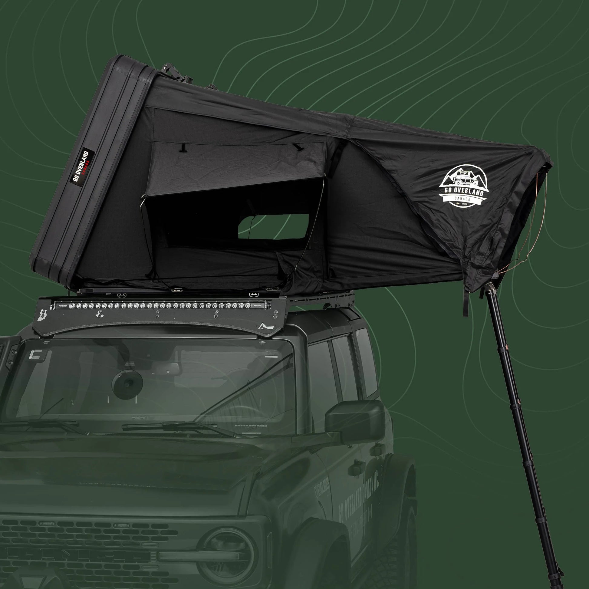 tente canadienne 4 places Tente de Toit Expedition XL Go Overland Canada – 4 à 5 Places