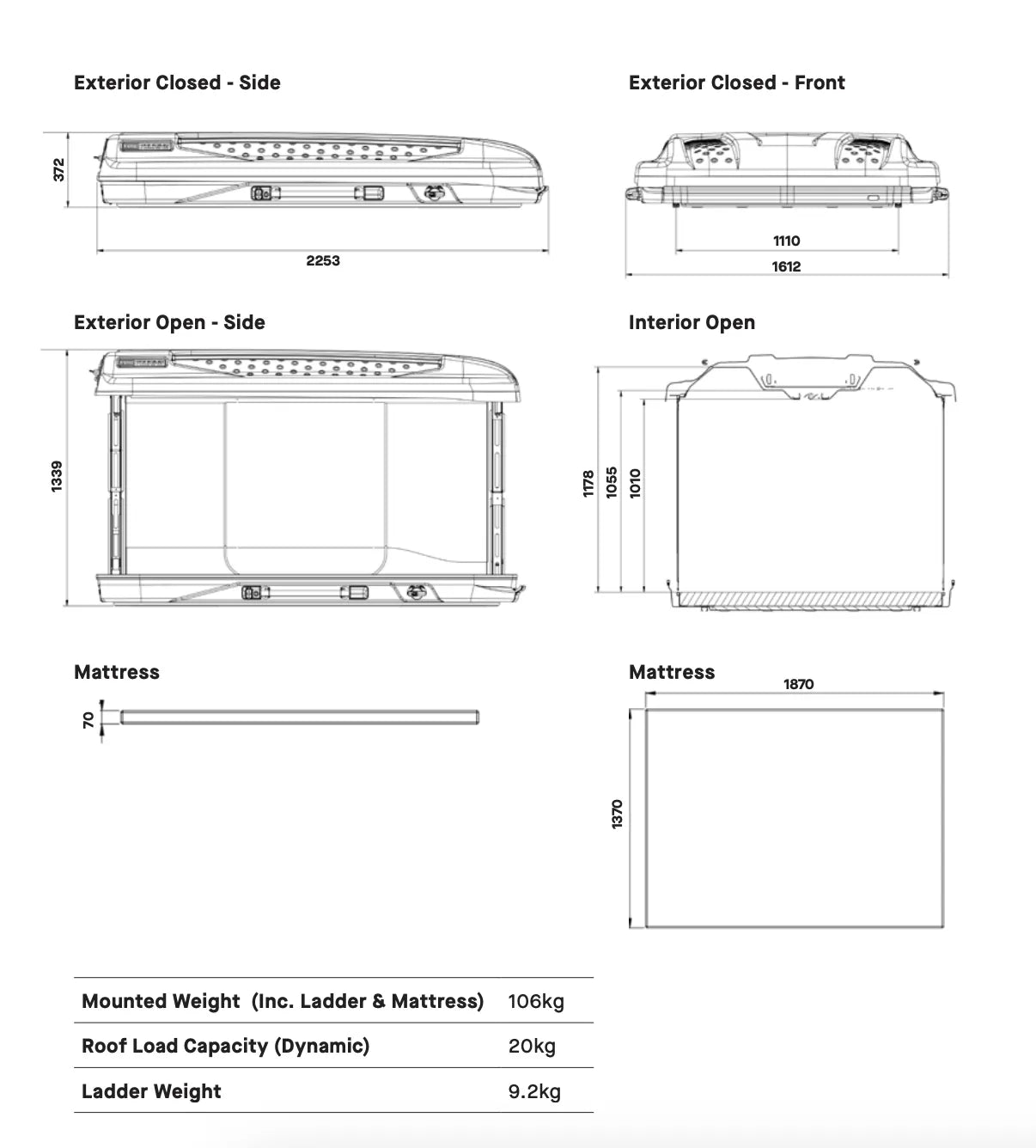 Tente de toit Altitude Electrique | ARB sur Xperts4x4 Accessoires 4x4 Off-Road