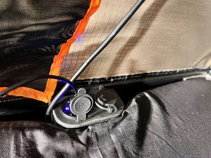 Tente de toit BOSS avec barres de toit | Campboss 4x4 | 2330mm x 1480mm sur Xperts4x4 Accessoires 4x4 Off-Road