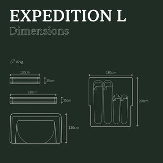 Tente de Toit Expedition L – Go Overland Canada - 3/4 Places sur Xperts4x4 Accessoires 4x4 Off-Road