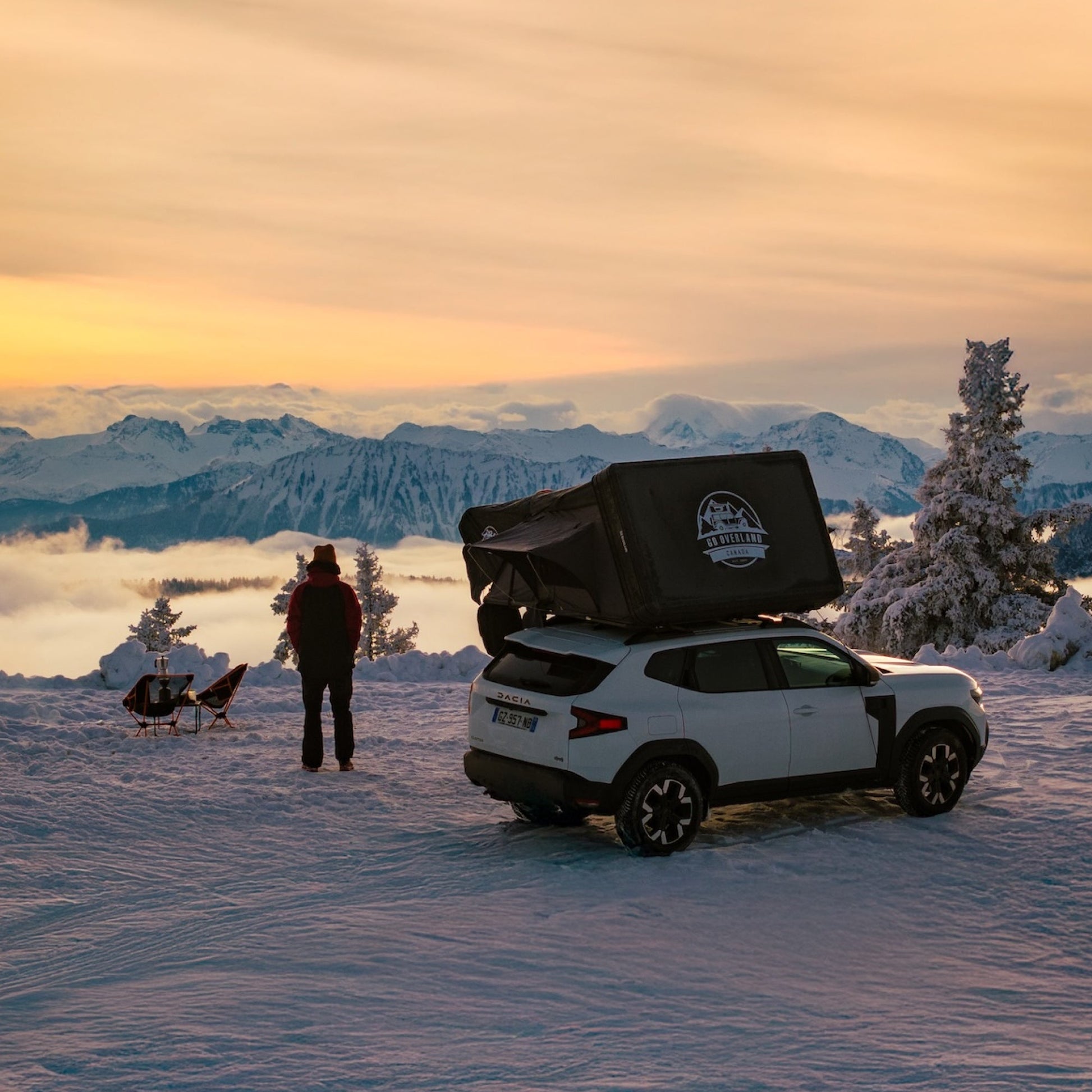 Tente de Toit Expedition L – Go Overland Canada - 3/4 Places sur Xperts4x4 Accessoires 4x4 Off-Road