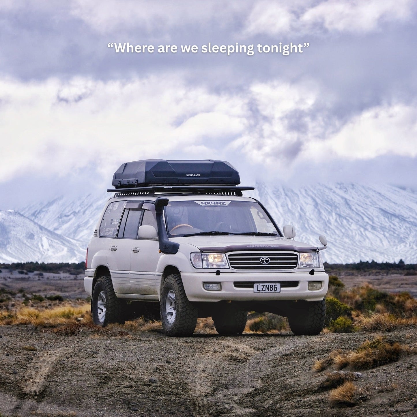 Tente de toit Rigide 2100 x 1300mm | RHINORACK sur Xperts4x4 Accessoires 4x4 Off-Road