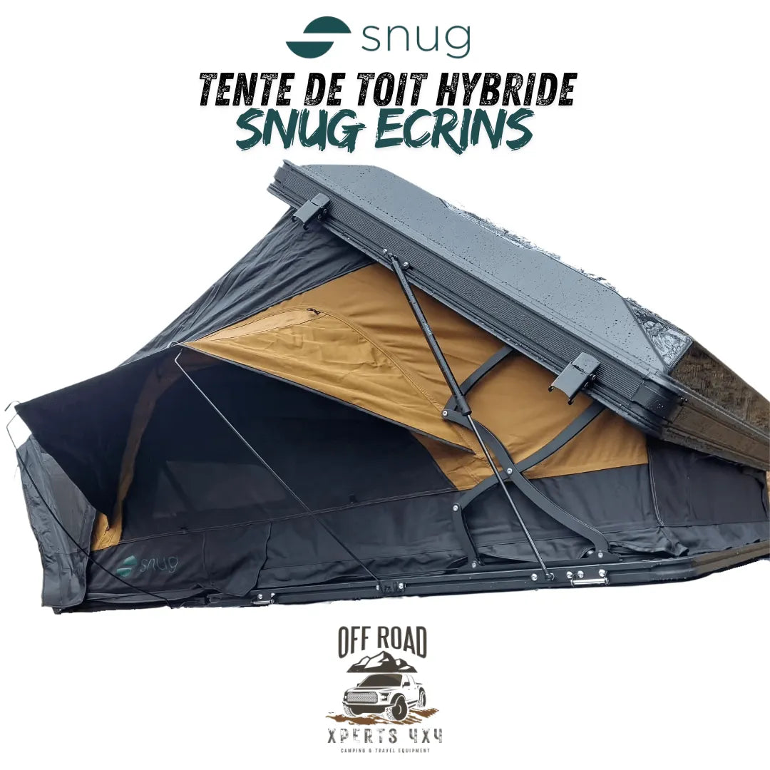Tente de Toit Rigide Hybride SNUG ECRINS - 4x4 Offroad sur Xperts4x4 Accessoires 4x4 Off-Road