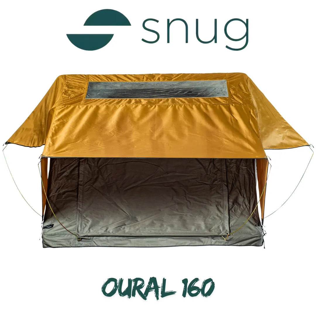 Tente de toit Souple SNUG OURAL 160 (163 x 240 x 126 cm) sur Xperts4x4 Accessoires 4x4 Off-Road