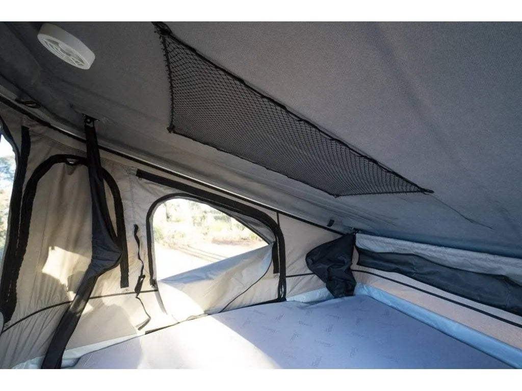 Tente de toit Space EVO S/M/XL - James Baroud - ouverture portefeuille sur Xperts4x4 Accessoires 4x4 Off-Road