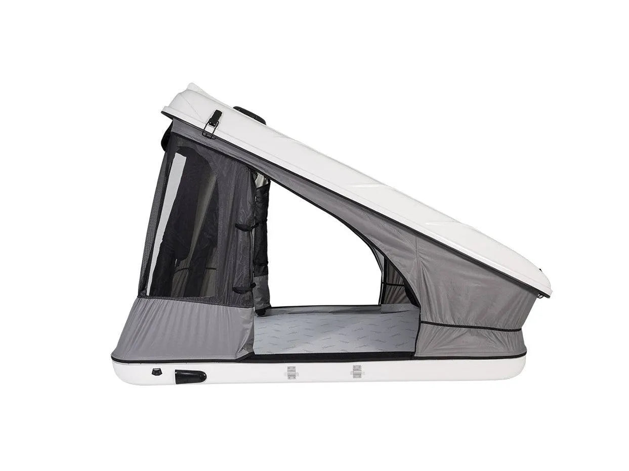 Tente de toit Space EVO S/M/XL - James Baroud - ouverture portefeuille sur Xperts4x4 Accessoires 4x4 Off-Road