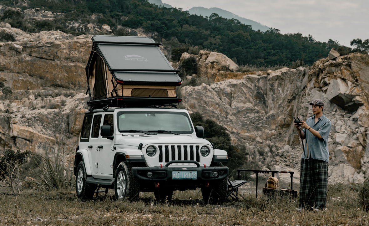 Tente de Toit WildLand | Bush Cruiser 140 V2 | 3 Places sur Xperts4x4 Accessoires 4x4 Off-Road