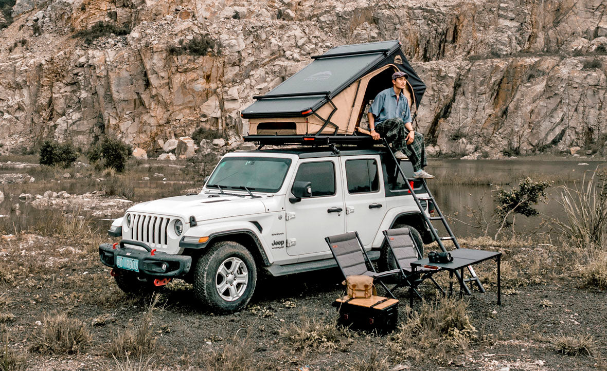 Tente de Toit WildLand | Bush Cruiser 140 V2 | 3 Places sur Xperts4x4 Accessoires 4x4 Off-Road