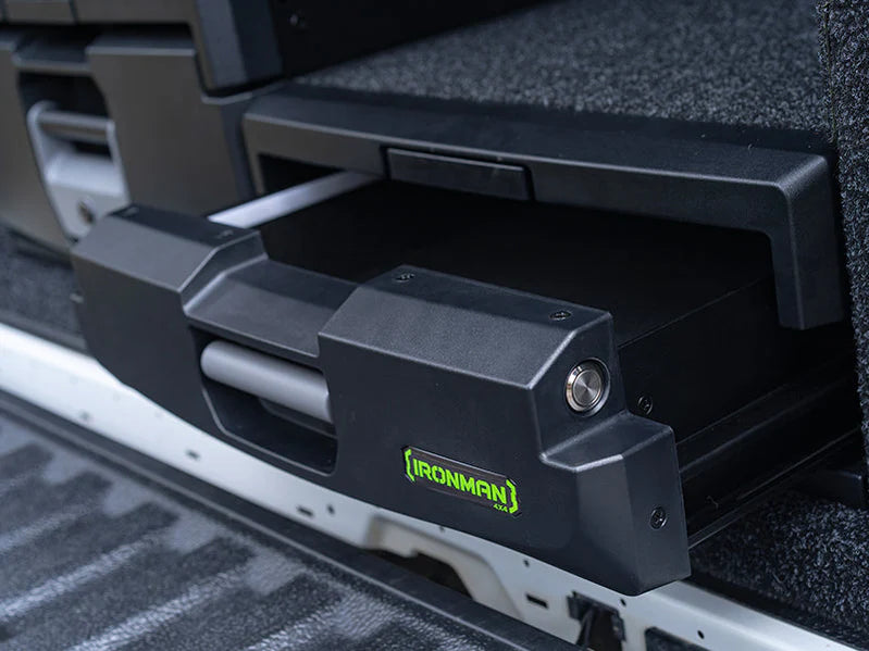 Kit 2 Tiroirs Hauteur Max avec Plateau Fixe | Ironman 4x4 | Pickup Double Cab sur Xperts4x4 Accessoires 4x4 Off-Road