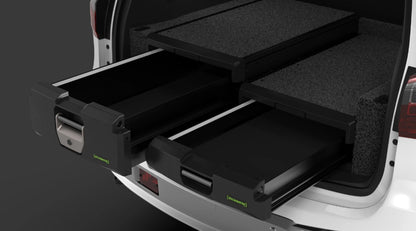 Kit 2 Tiroirs Hauteur-Max + Mi-Hauteur avec Plateau Fixe | Ironman 4x4 sur Xperts4x4 Accessoires 4x4 Off-Road