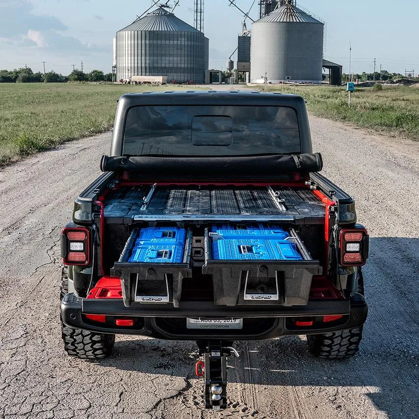 Tiroirs DECKED Jeep Gladiator (2020+) | Rangement 4x4 sur Xperts4x4 Accessoires 4x4 Off-Road