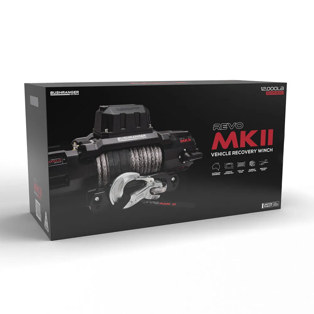 Treuil Bushranger REVO MKII 5443kg - Acier ou Synthétique sur Xperts4x4 Accessoires 4x4 Off-Road