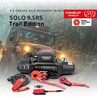 Treuil COMEUP SOLO 9.5 RS 12V - 4 309 kg - Câble Synthétique sur Xperts4x4 Accessoires 4x4 Off-Road