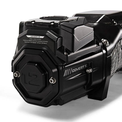 Treuil COVERT 12 Bushranger | 12V | 5443 KG | Cable Acier sur Xperts4x4 Accessoires 4x4 Off-Road