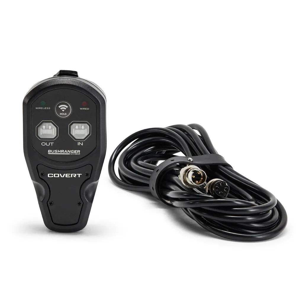 Treuil COVERT 12 Bushranger | 12V | 5443 KG | Cable Acier sur Xperts4x4 Accessoires 4x4 Off-Road